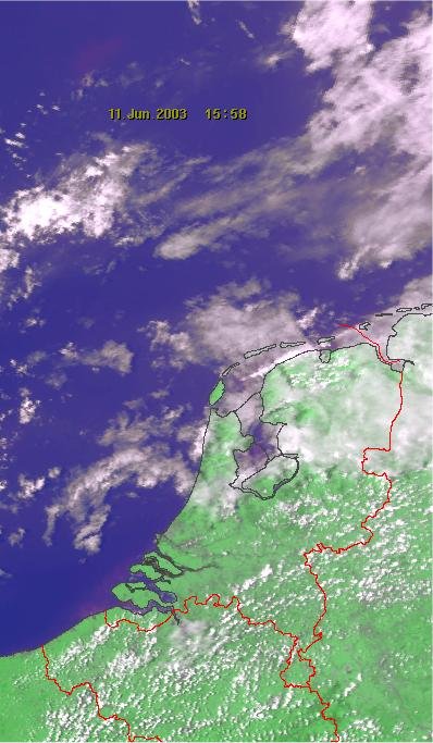 stapelwolken die later geleidelijk weer verminderen