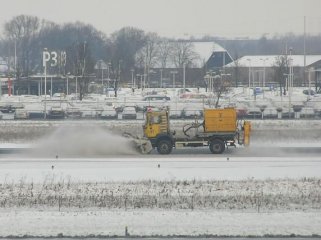 Landingsbaan schoonvegen